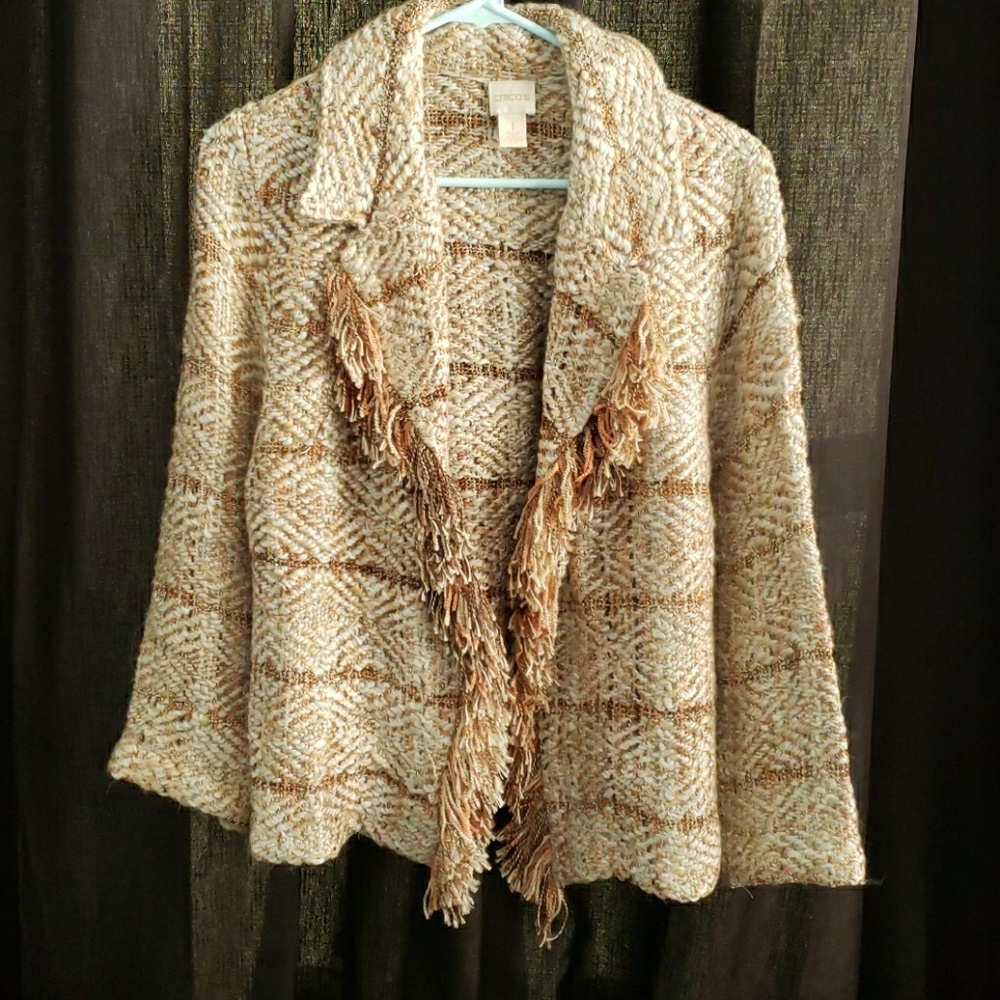 Chicos Multicolored Cardigan